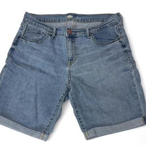 Old Navy Classic Blue Denim Bermuda Shorts